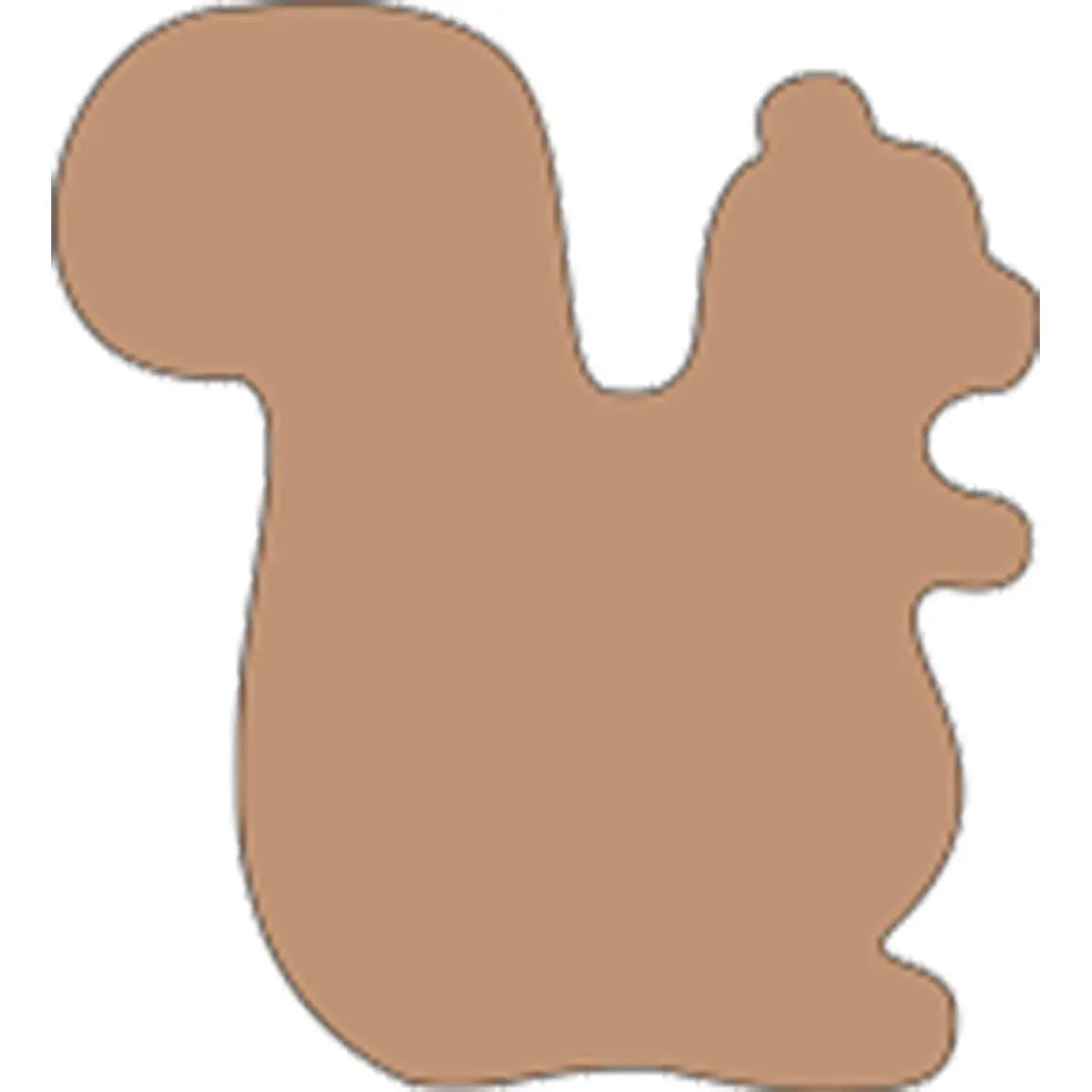 SHAPES ETC. Adhesive Sticky Shape Notepad - Squirrel, 3" x 3", 50 Sticky Sheets, Adds a Unique Touch for Office Stationery Needs