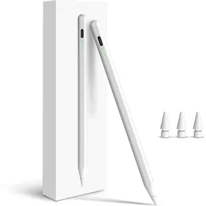 Stylus Pen for iPad A16, Air, Pro & Mini, Fast Charging Digital Pencil with Tilt Sensitivity for Drawing & Note Taking