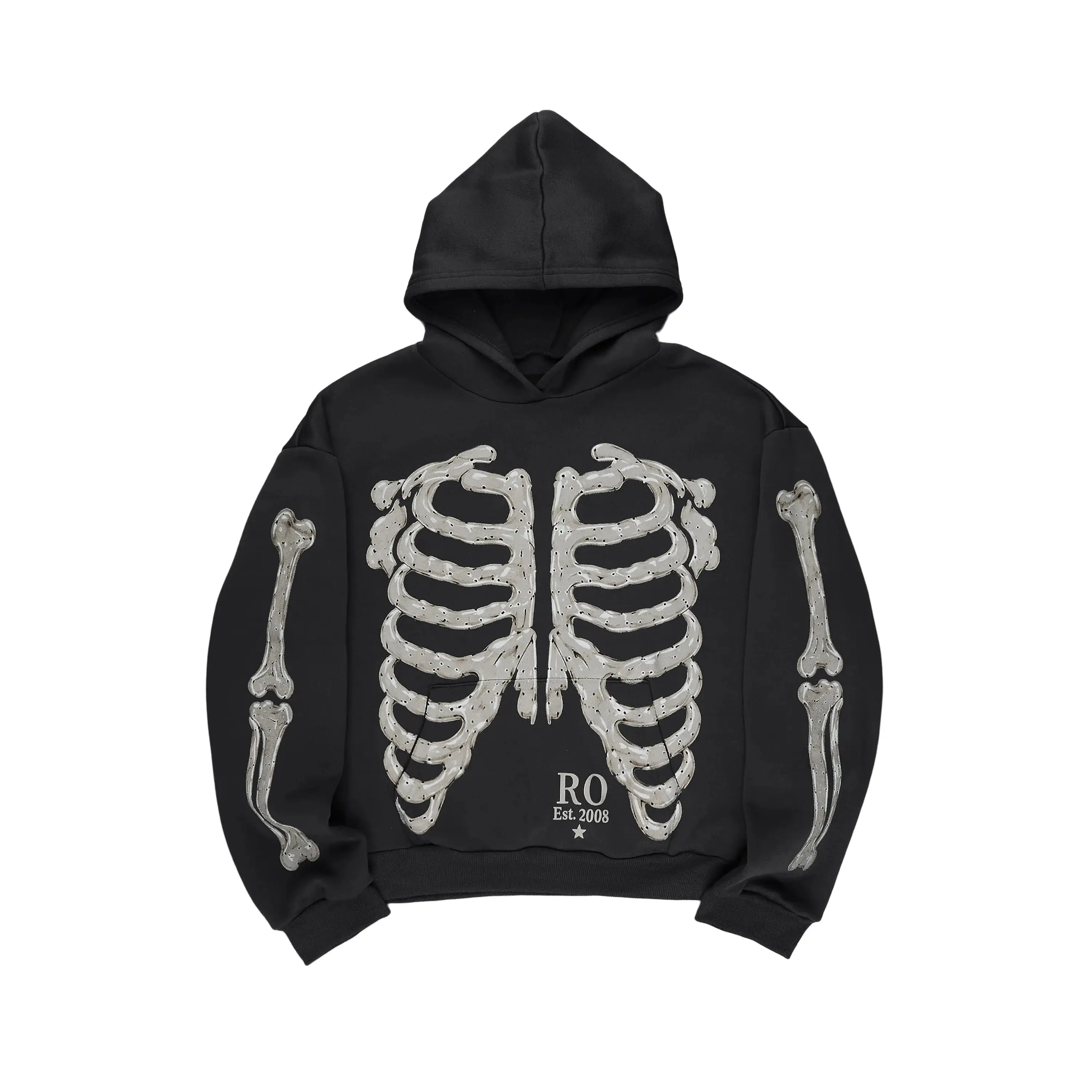 Boys Misrev Black/White Graphic Hoodie Boys Misrev Black/White Graphic Hoodie