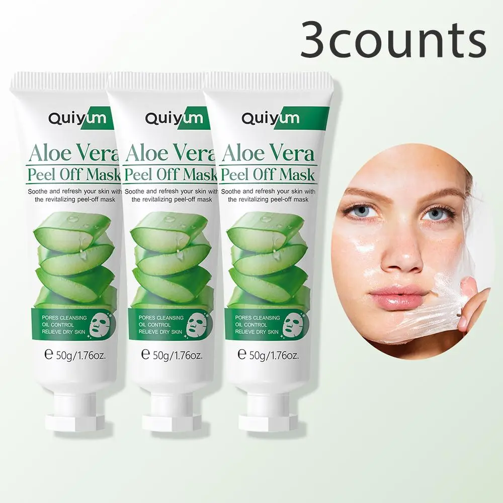 Aloe Vera Peel Off Mask, 3 Counts/set Moisturizing Facial Mask, Deep  Cleansing Facial Mask, Facial Skin Care Product for Women & Men, Face Masks  - TikTok Shop