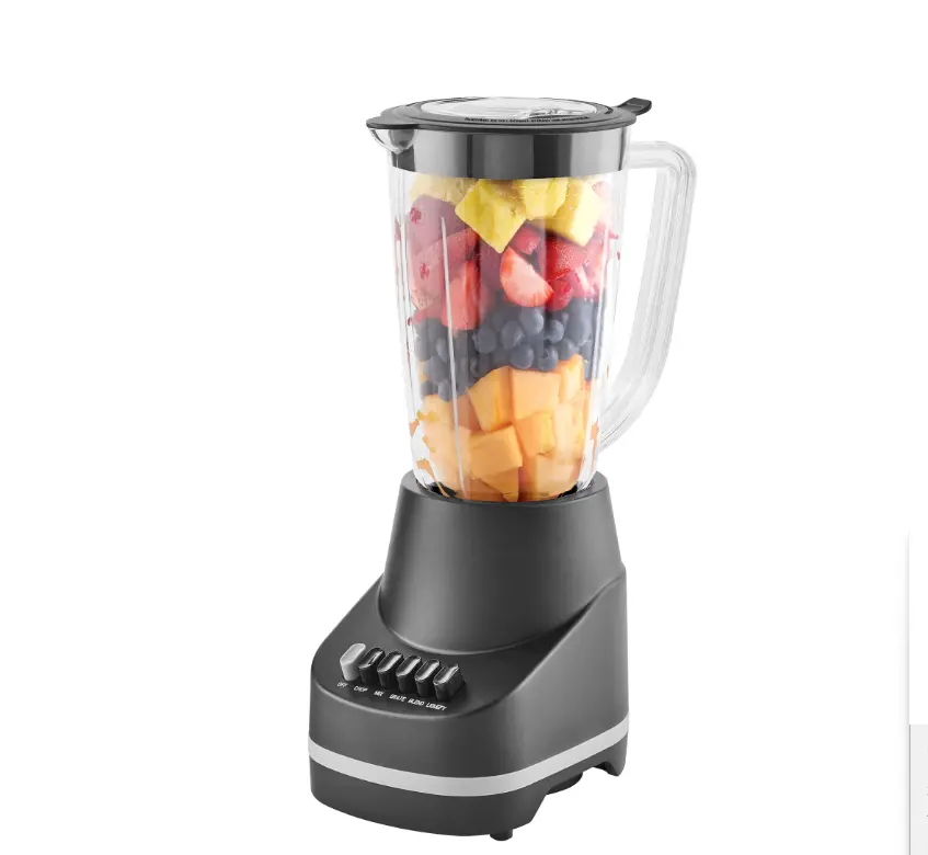 Mainstays 500 W 6-Speed Blender With 48 oz/1.5 L Jar , Black