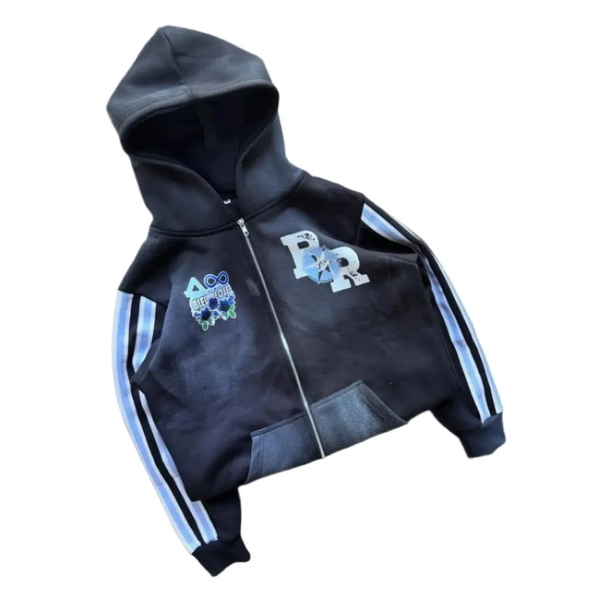 BleuReose "Clyde" Zip Up Hoodie