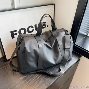 Unisex Gym Duffle Bag, Trendy Wet Dry Separation Sports Training Bag, Casual Crossbody Handheld Travel Luggage, Lightweight Durable Weekend Overnight Pack, Adjustable Strap Multi‑purpose Tote, For Business Trip Vacation Fitness Outdoor Daily Use fathersda