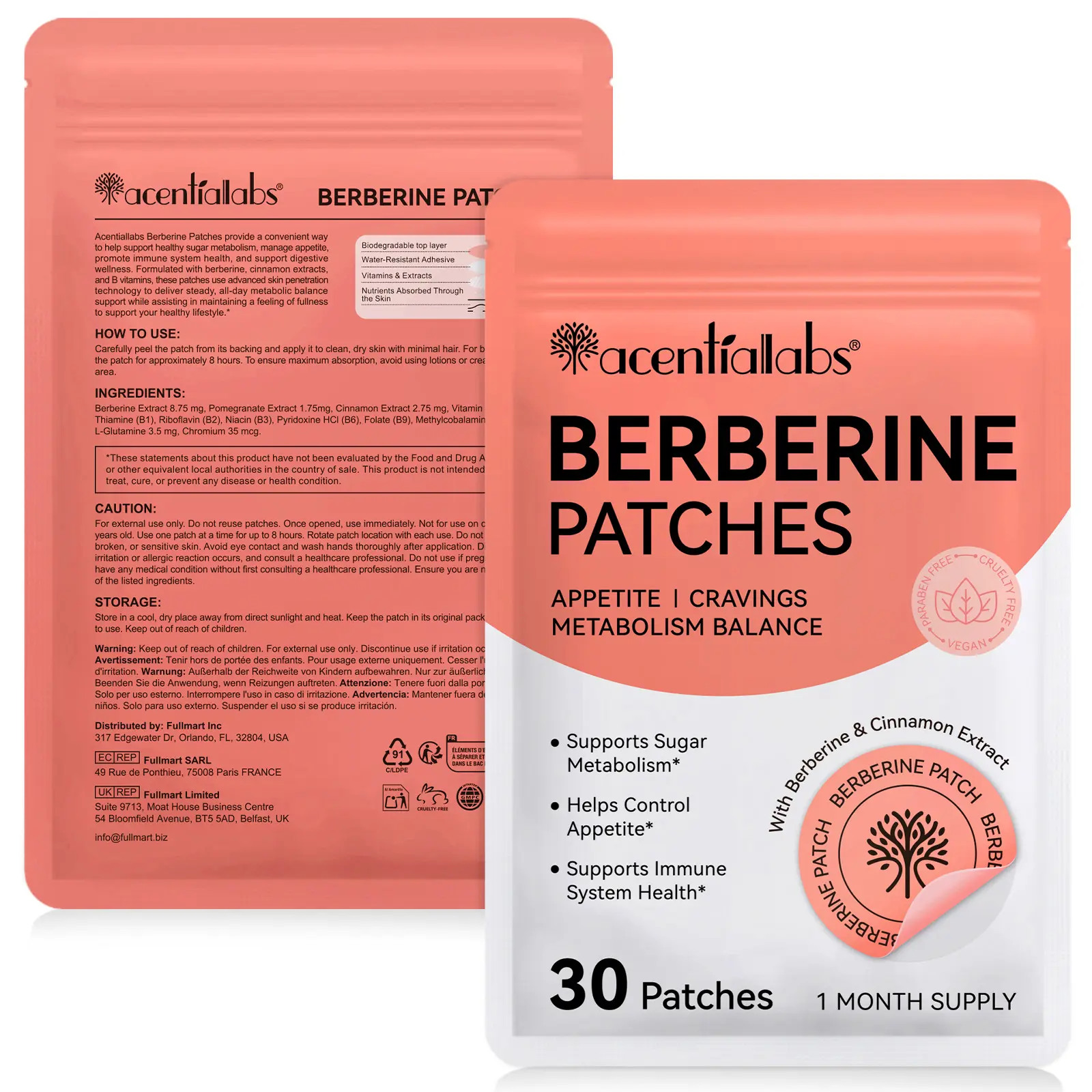 Special Selection Offer) acentiallabs Berberine Patches 30p