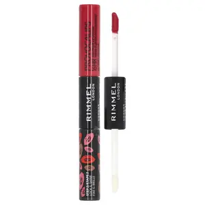 Rimmel London Provocalips, 16HR Kiss Proof Lip Color, 420 Berry Seductive, 0.14 fl oz (4 ml) / 0.1 fl oz (3 ml)