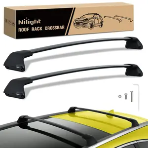 Nilight Roof Rack Cross Bars Compatible with Honda CR-V 2012 13 14 15 2016 with Factory Side Rails, Adjustable Aluminum Less Wind Noise Car Crossbars for Cargo Carrier Luggage Box Kayak Tent Snowboard