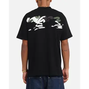 Carre Tag Mockneck T-Shirt Black