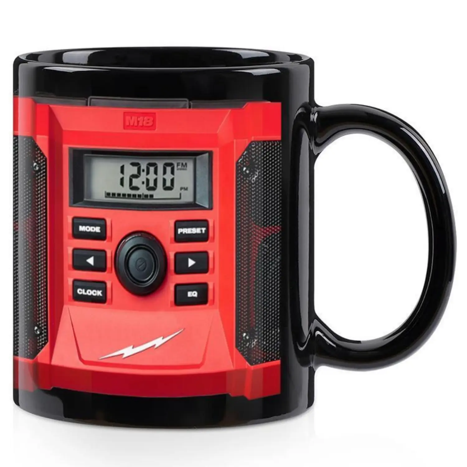 11oz Reusable Washable Ceramic Coffee Mug-Cup with Creative Speaker Design, Ideal for Daily Coffee & Water, Perfect for Birthday & Holiday Party Drinkware