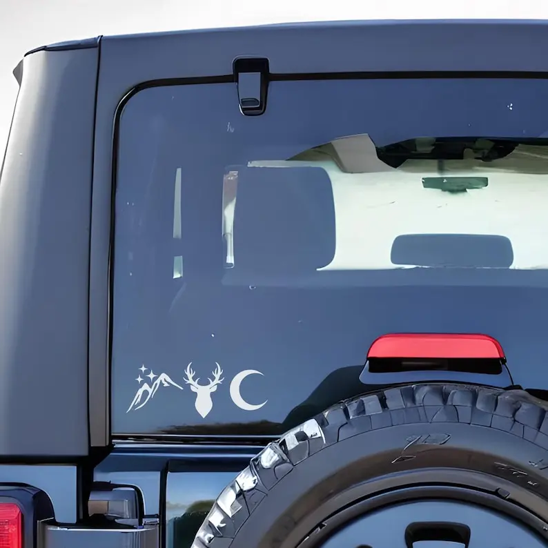 Maas Icons Car Decal: ACOTAR, Velaris, Crescent City Vinyl Sticker