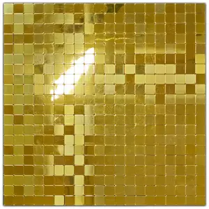 10-piece Metal Mosaic Wall Stickers, Waterproof And Moisture-proof, Fireproof AndHigh-temperature Resistant, lt Can Be Used In A Variety Of Scenarios, Such AsBedrooms, Kitchens, And Bathrooms, The Back Comes With  Glue, Which Can BeCut Freely