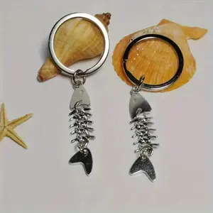 Keychain - Fish Bones