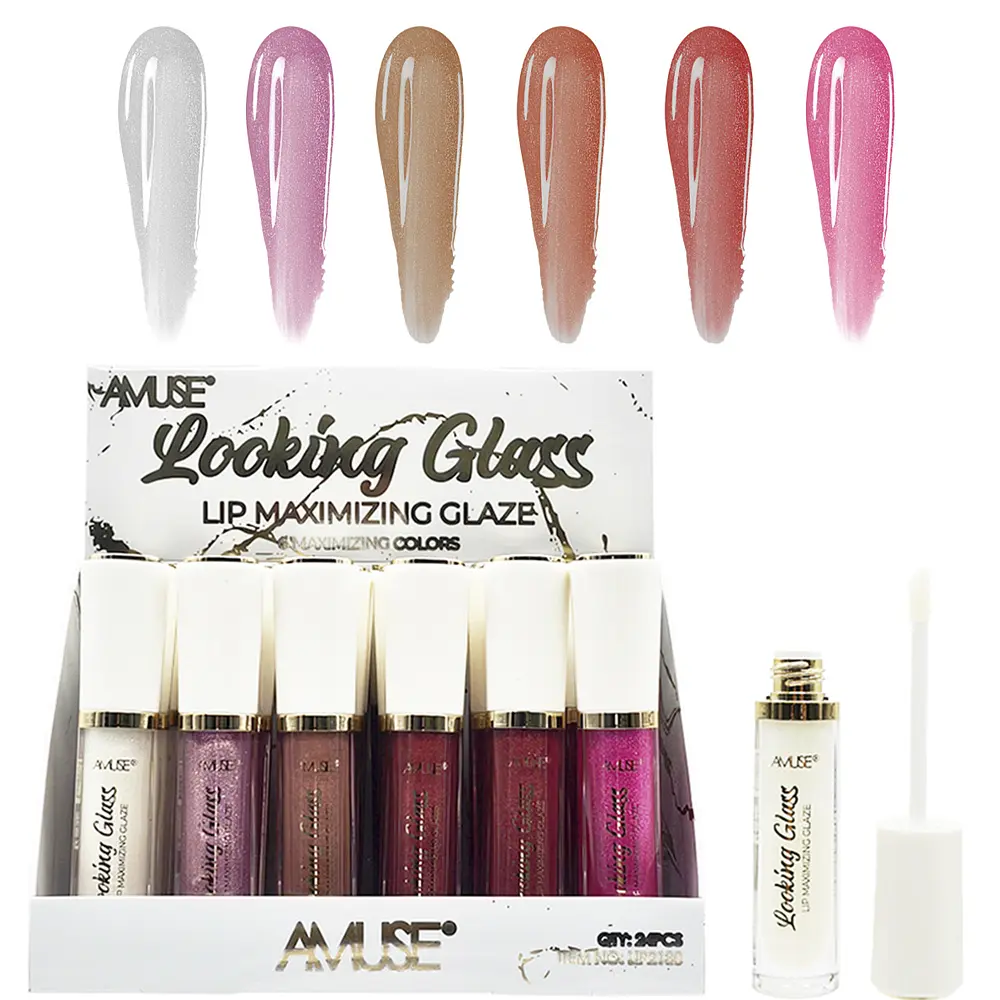 Amuse Looking Glass Lip Maximizing Glaze Lip Makeup Hydrating Shine Shimmer Dewy Sheer Sweet scent Gloss Glossy Lipgloss Lipstick