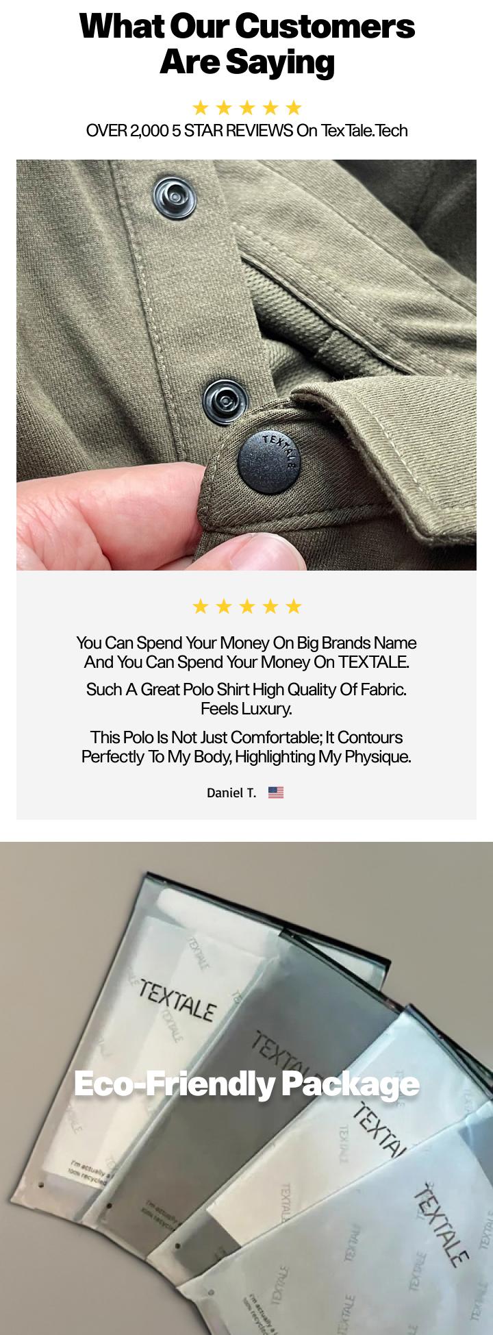 TexTale Men's Anti-Odor Polo - Perfect for Business Trips, Everyday Wear, and Light Sports, Durable Japanese Fabric Sweat-Wicking Energy High-quality Performance Lightweight Tee Menswear Top