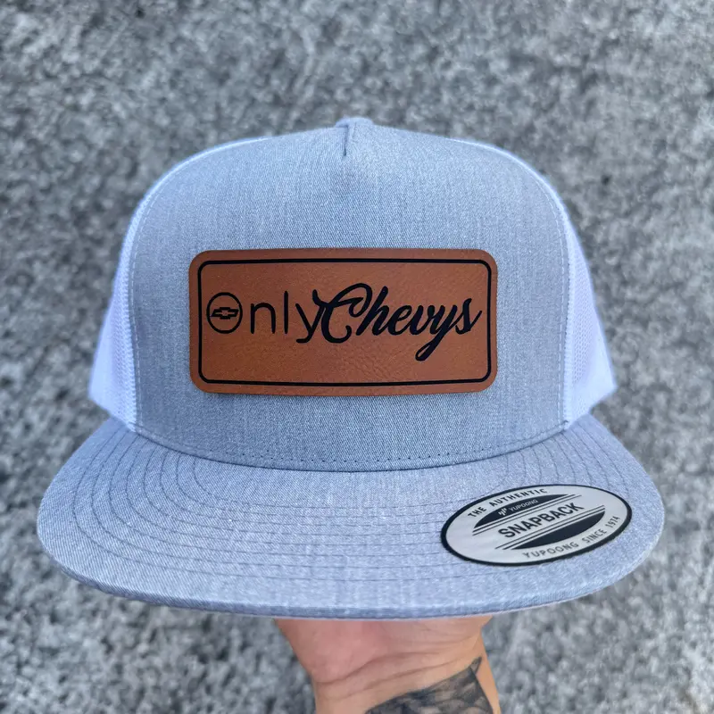 Only Chevys Snapback Trucker Hat Flat Bill - multiple hat options