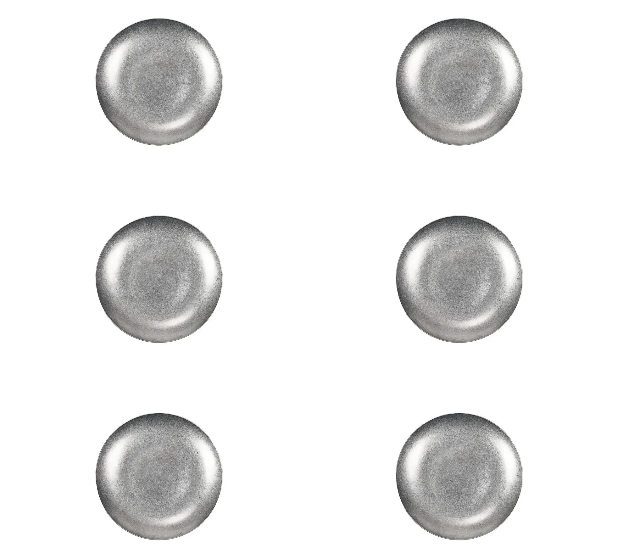 10 Strawberry Street Set of 6 Moab Dinnerware,6.5"  Round