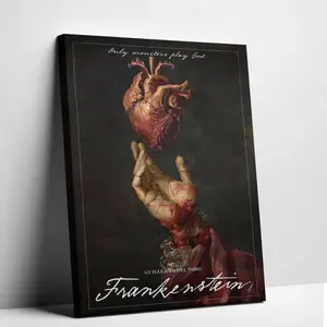 Frankenstein (2025) – Gothic Sci-Fi Poster Wall Art Gothic Home Decor 24x  36  poster posters  room  decor art home decor picture wooden frame wall art