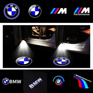 Bmw Specific LED Logo Projection Light, Fits 3 Series 5 Series 7 Series X1x3x5 Mini, Car Door Welcome Ground Lamp Upgrade Accessory
