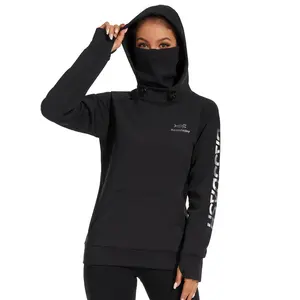 BASSDASH Women’s Winter Hoodie with Neck Gaiter Water Resistant Performance Hiking Sweatshirt Pullover Christmas Gifts BASSDASH Women’s Winter Hoodie with Neck Gaiter Water Resistant Performance Hiking Sweatshirt Pullover Christmas Gifts