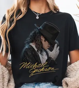 [Sale Up To 47%] Retro  Michael Jackson Vintage 90S Styles, King Of Pop Shirt, Michael Jackson Glove Graphic T-Shirt, Michael Movie 2026 T-Shirt