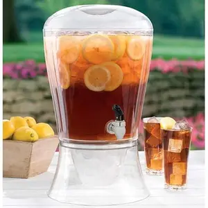 3-Gallon Clear Polypropylene Beverage Dispenser