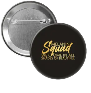 Melanin Squad Button