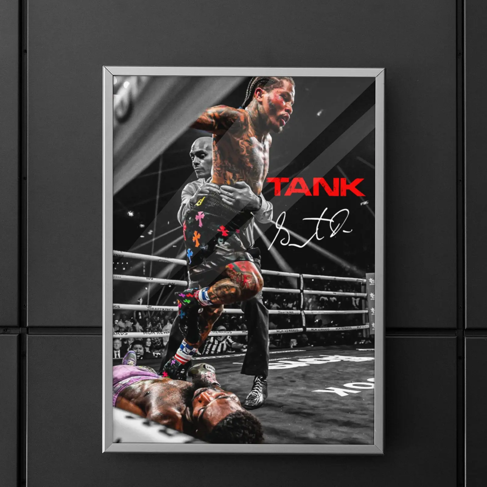 Gervonta Davis, Poster, Tank, Gervonta Tank Davis, Boxing Poster, wall art Ideas, Motivational Posters, Wall Decor, American Boxer