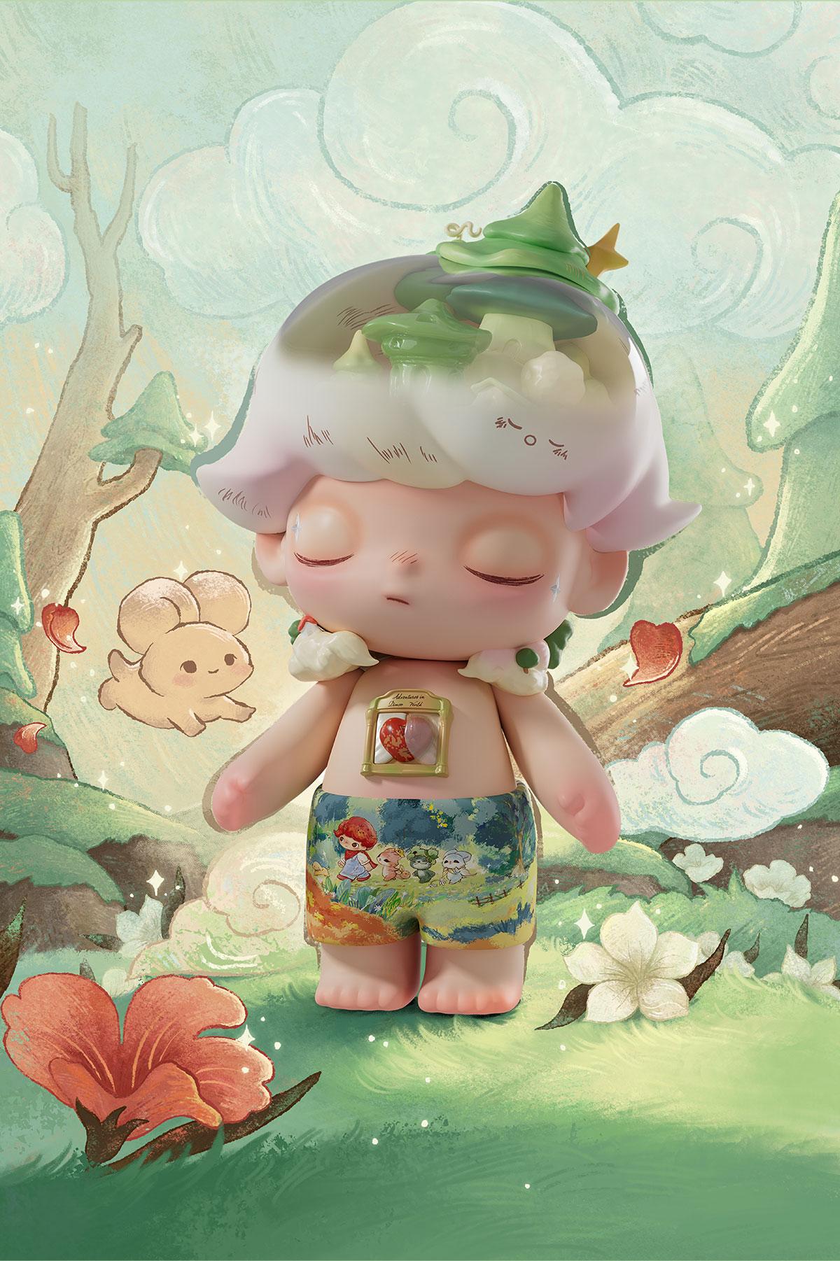 POP MART MEGA JUST DIMOO 400% Meadow of Dreams, Home Decorations