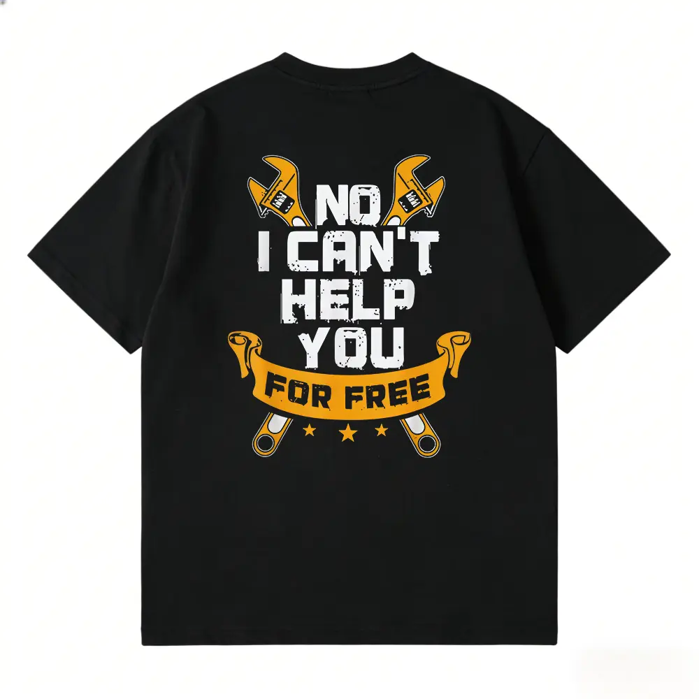 No I Can't Help You For Free Mechanic Shirt Funny Auto Mechanic Gift, Wrench Tool Shirt for Mechanics, Car Repair Technician Tee