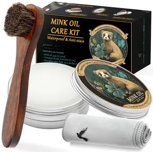 Oil for Leather Boots, Leather Cleaner and Conditioner 3.53oz, All- and