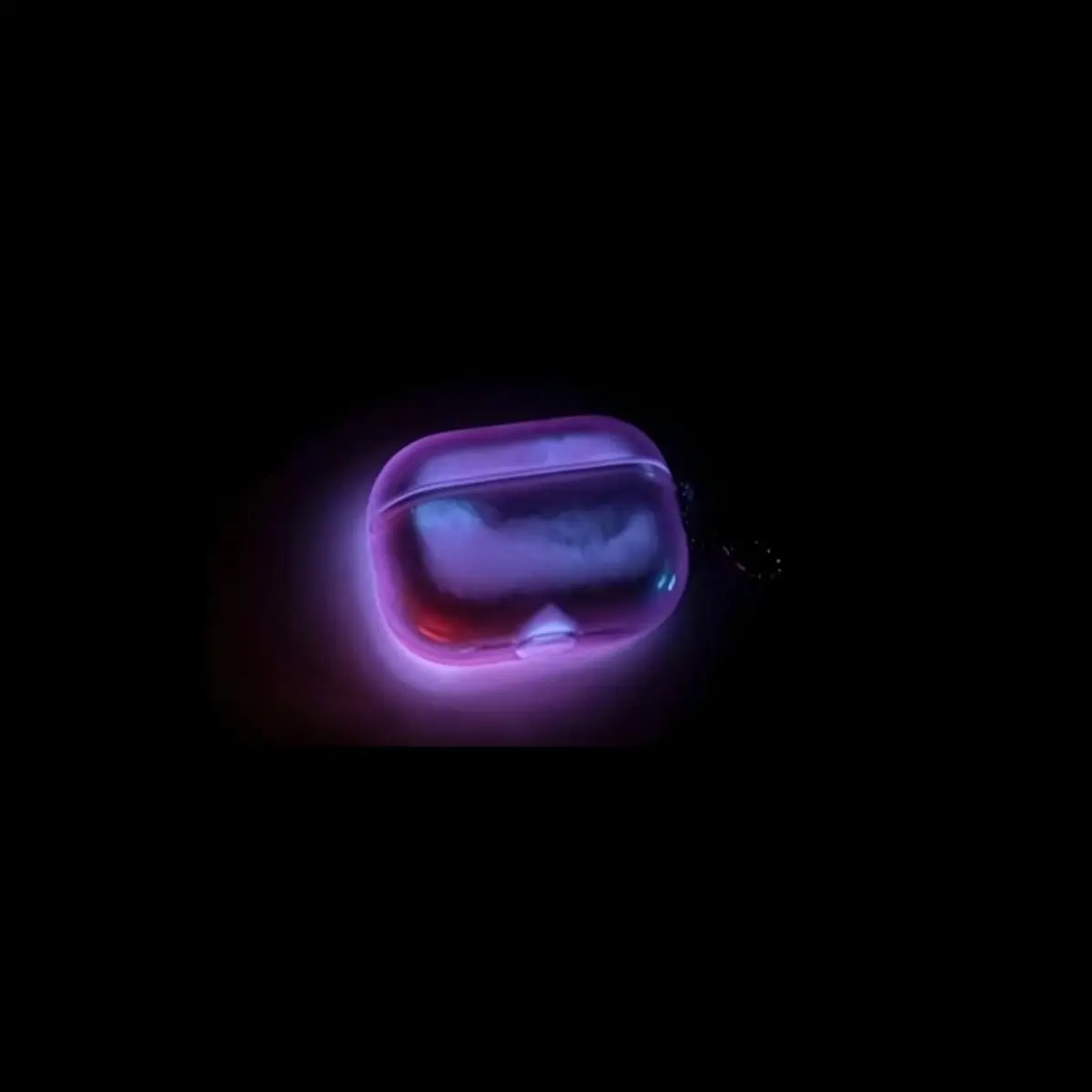 Night Glow Sand Earphone Case, Portable Anti-Drop Protection Shell, Fun Multi-Color Phone Cover, Compatible with AirPods 1 AirPods2 AirPods 3 AirPods 3 Pro AirPods 4 , Single Shell Only