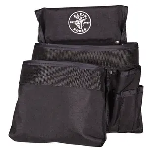 Klein Tools 5701 PowerLine Series Tool Pouch Constructed of Double Layered 1000 Denier Cordura Nylon, 8-Pocket
