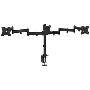 Mount-It MI-1753 19-27 in. Triple Monitor Mount 3 Screen Desk Stand for LCD Computer Monitors