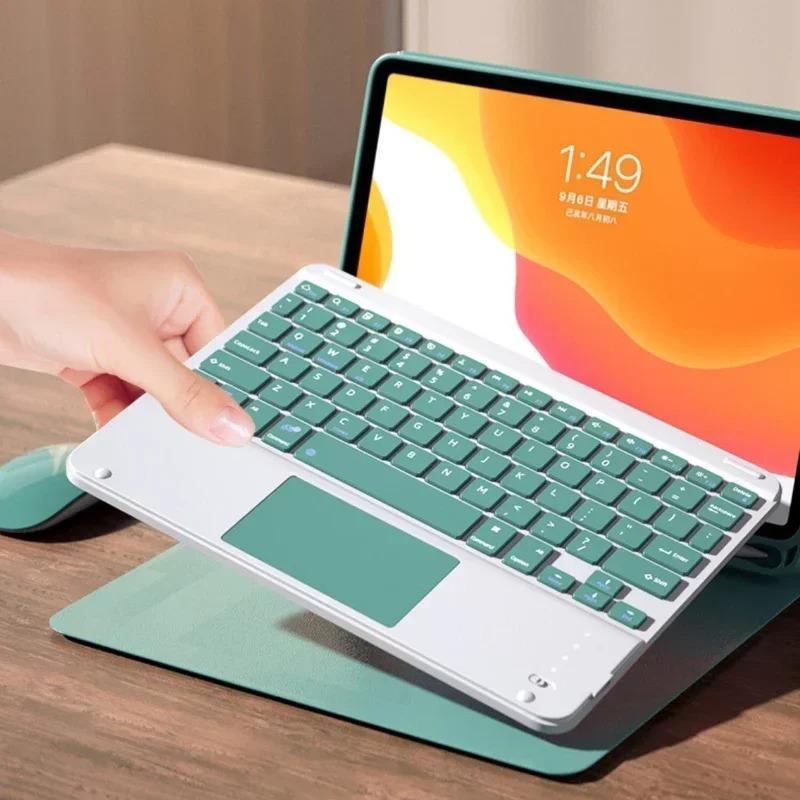 Free Mouse Touchpad Folding Wireless Keyboard for iPad 10 2022 Pro 11 Air 6 Air 5 4 Case Air 3 Pro 10.5 10.2 8th 9 Gen Magnetic Keyboard Case