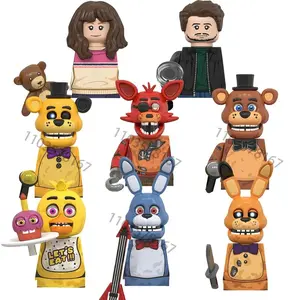 @WM6170 Anime Cartoon Style Model Building Bricks, Horror Thriller Theme Mini Figures, Compatible Assembly Puzzle Toy Set, Creative Educational Construction Blocks for Kids, Ideal Birthday Festival Gift for Children & Collectors