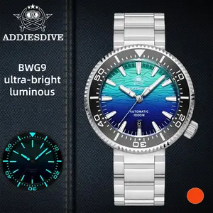 ADDIESDIVE Mens Automatic Watches Dive Watch - 46mm Mechanical Watch Sapphire 1000m Water Resistance Swiss Luminous 316L Stainless Steel Watch outdoorfun