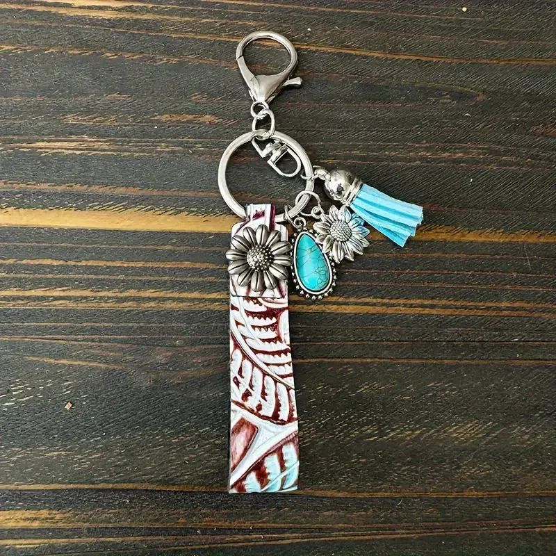 Turquoise charm keyring Turquoise charm keyring