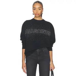ALLSAINTS Sprinkle Etta Sweatshirt in Black