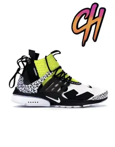 Size 5 - Nike Acronym x Air Presto Mid Dynamic Yellow