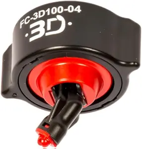 PENTAIR HYPRO 3D Spray Nozzle FC-3D100-04 Polyacetal Fast Cap Connection 100° Angle Tapered Flat Fan 10-90 PSI Drift-Reducing Farm Sprayer Tip