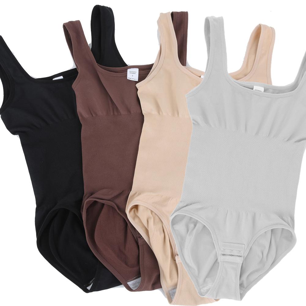 Women's 1/2/3 Piece Bodysuits Sleeveless Shapewear Tank Tops Bodysuit  Tummy Control Lady Comfort Womenswear Underwear