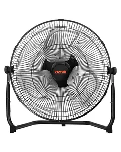 VEVOR 14 Inch Floor Fan 3 Speeds 360° Adjustable Tilt High-Velocity Industrial Fan