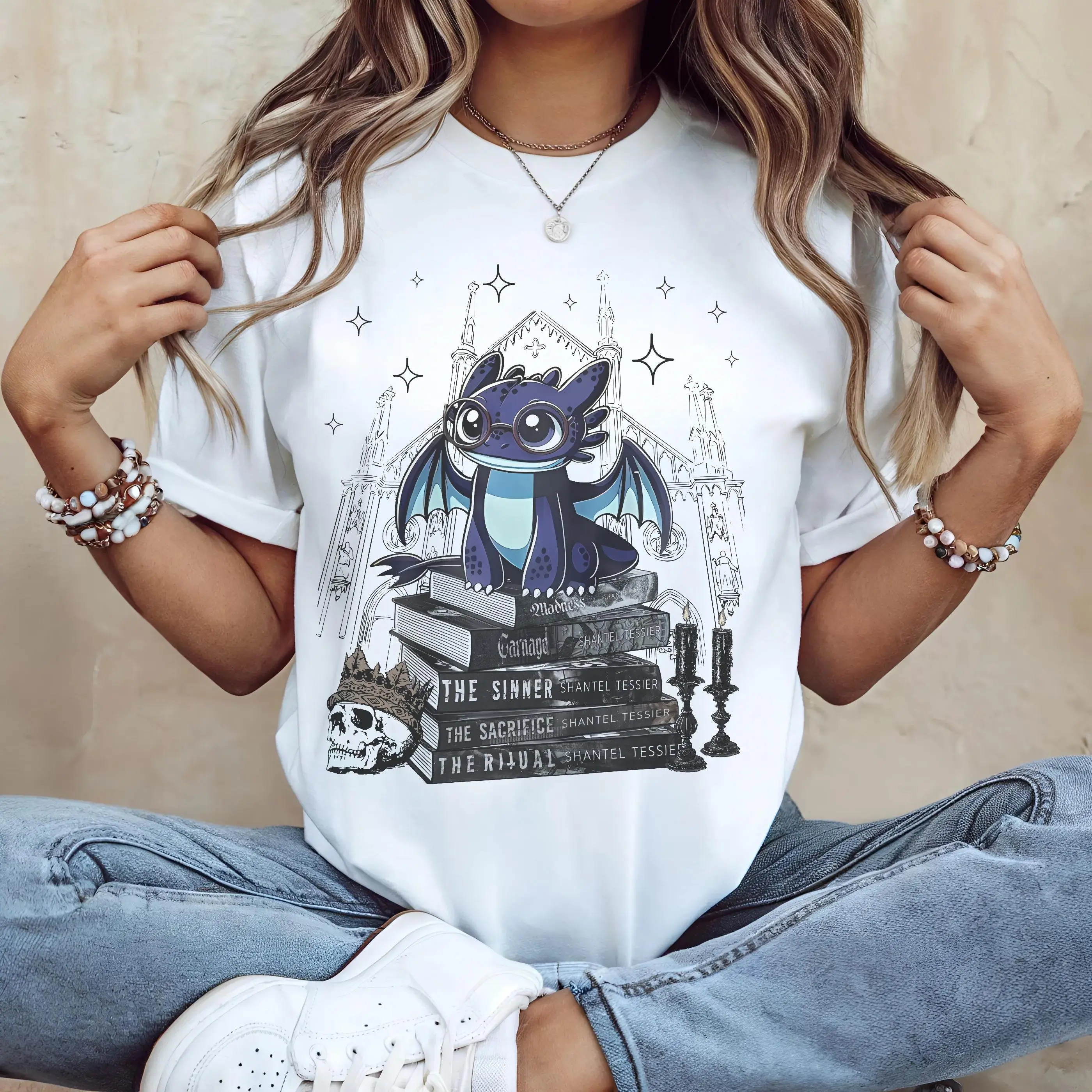 Cute Dragon Book Lover Shirt, The Lords Series Hoodie, Magical Reading Sweatshirt, Dark Romance Tee, Shantel Tessier Merch