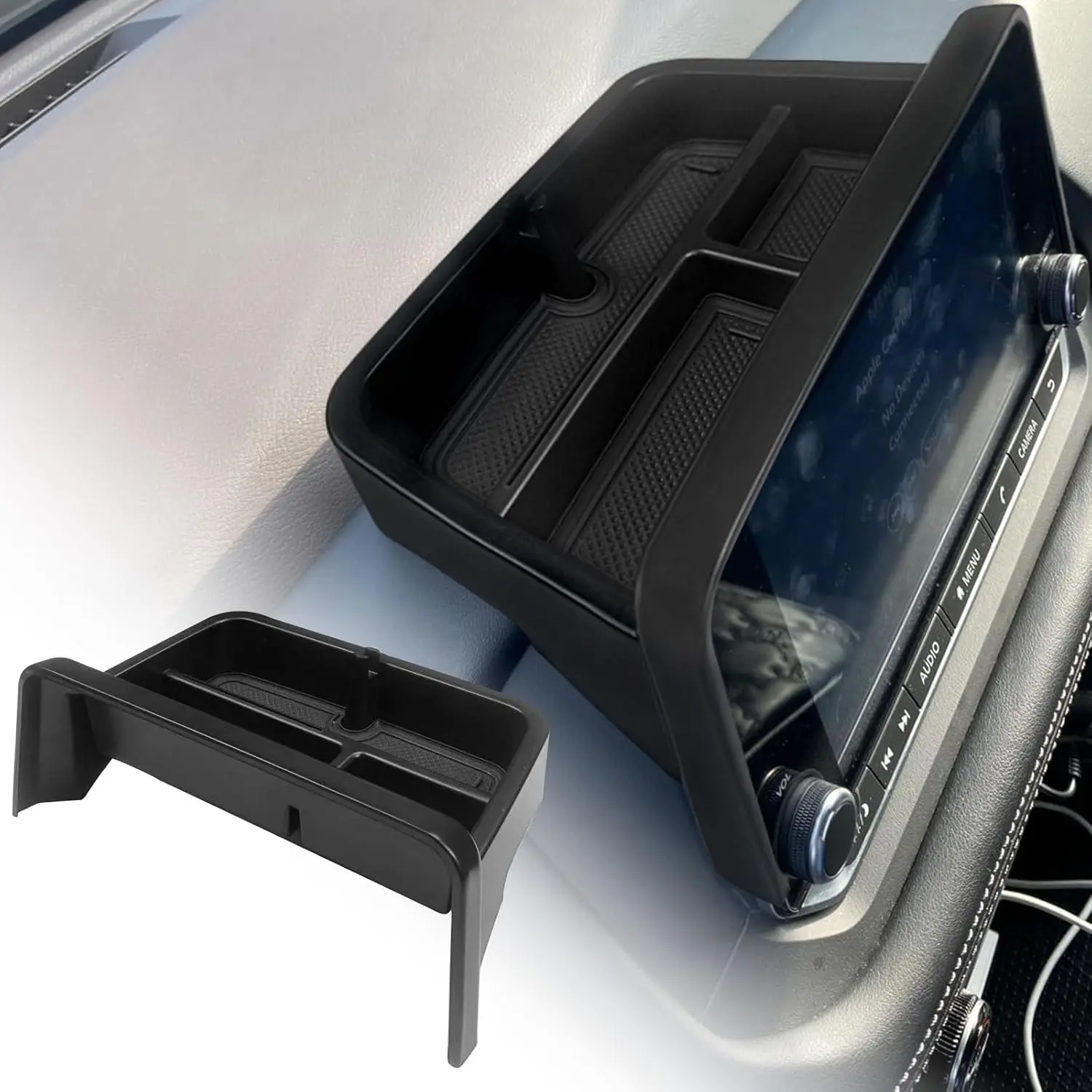 Center Console Dashboard Organizer Tray - ABS Plastic, 8 in Screen Fit ...