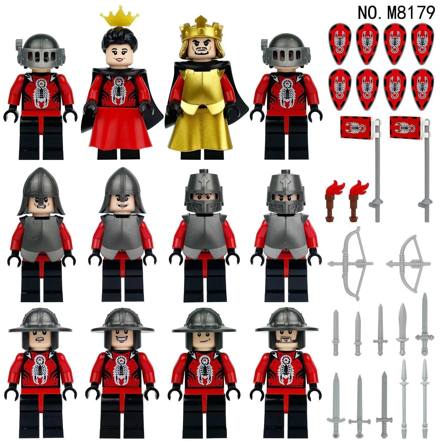 Building blocks, humanoid dolls, toys, mini figures, children's toys,Figures Assemble Toys Creeper for Kids Educational Toys