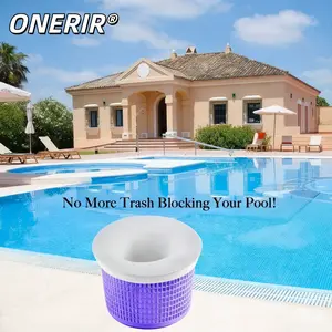ONERIR 50/100Pcs Pool Skimmer Socks Pool Filter Nets for Inground  Above Ground Pools Remove Leaves Debris Cover Disposable Pack Cleaning