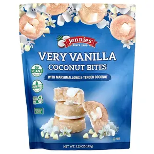 Jennies Macaroons Very Vanilla Coconut Bites, with Marshmallows & Tender Coconut, 5.25 oz (149 g)