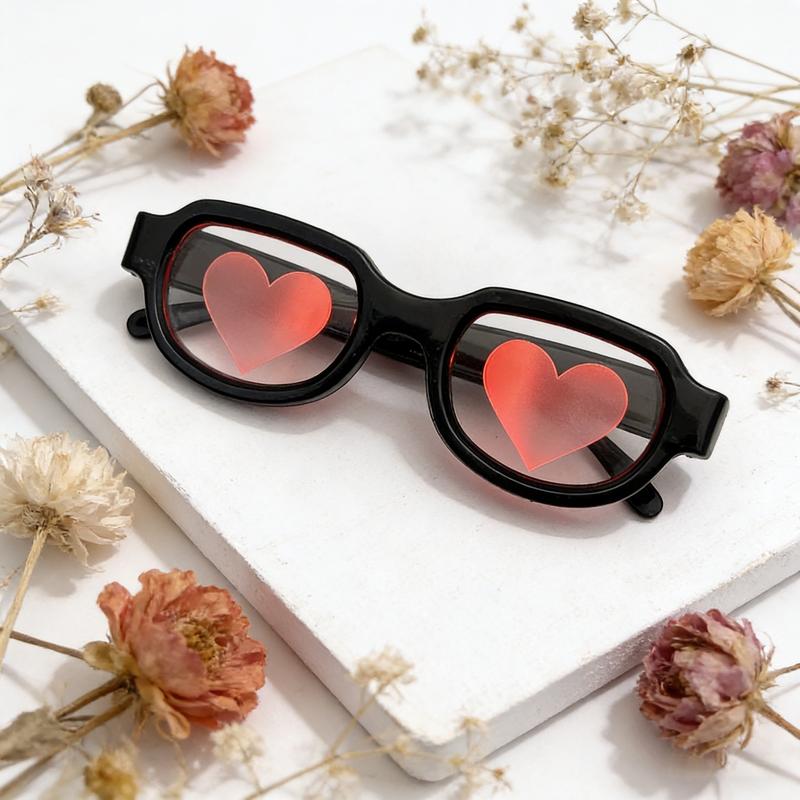 Funny Led Glowing Glasses Special Effect Luminous Glasses Heart Effect Lenses Cool Anime Flash Eye Glasses Sense Of Technology Eyewear For Party Fashion Accessories