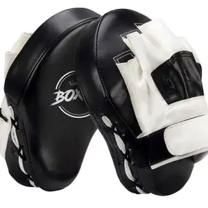 Valleycomfy Boxing Curved Focus Punching Mitts- Leatherette Training Hand Pads