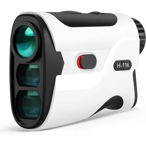 Golf Rangefinder with Slope - 1200/1500 Yards Range Finder Golf with Magnetic Strap, Flag Pole Locking Vibration, 6X Magnification