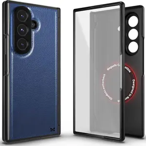 LeatherBack MagSafe Cases for Samsung S26 Ultra/Plus, Galaxy Z Fold 7 - Vegan Leather, Military Grade Drop Tested, Wireless Charging, Sho, Screen Protector Included